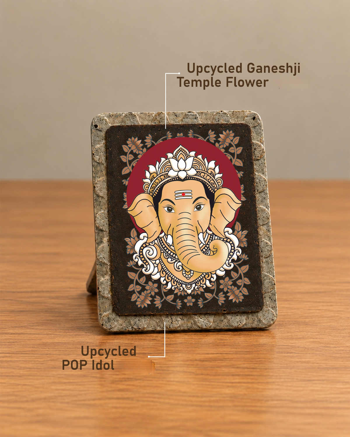 Pushpam Gajanana Prasaad Mudrika - handcrafted Pushpam product