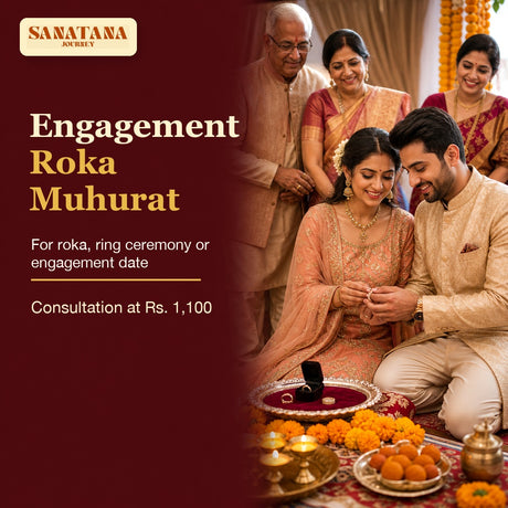 Engagement and Roka Muhurat Consultation for ceremony date