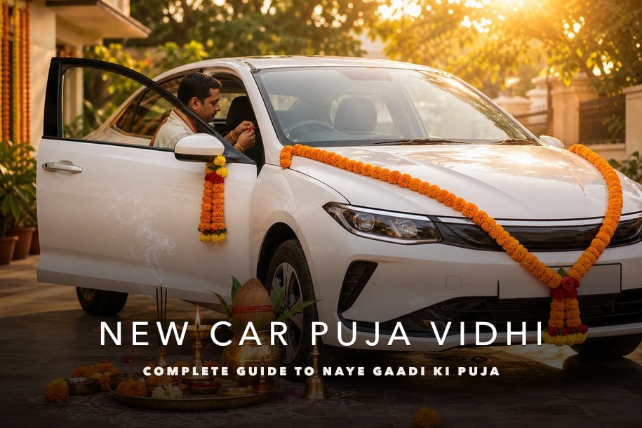 New Car Puja Vidhi: Vaahan Puja Guide with Samagri List