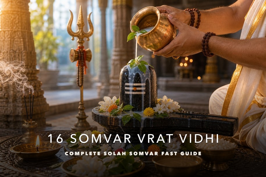 16 Somvar Vrat Vidhi: Complete Guide for Solah Somvar Puja