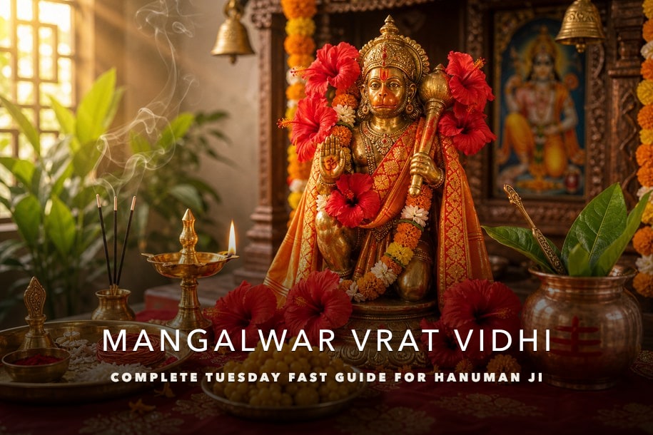 Mangalwar Vrat Vidhi: Complete Tuesday Fast and Hanuman Puja Guide