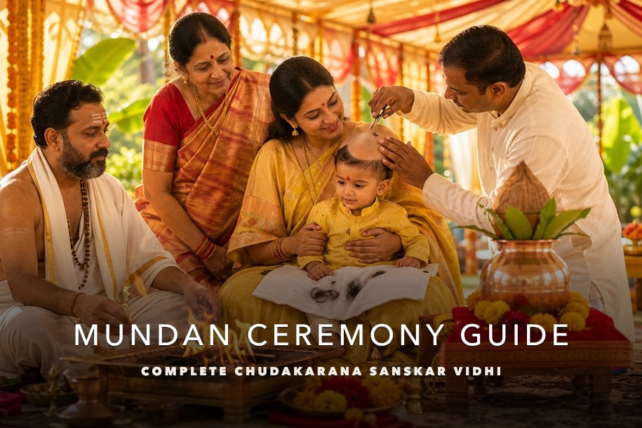 Mundan Ceremony Guide: Chudakarana Muhurat, Vidhi and Samagri
