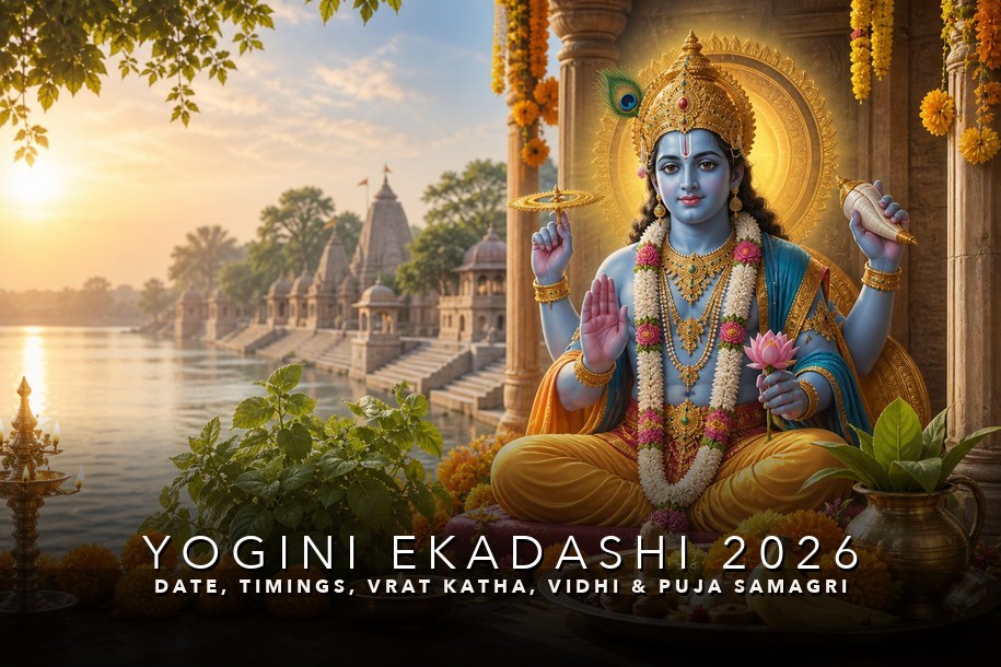 Yogini Ekadashi 2026: Date, Timings, Vrat Katha, Vidhi & Puja Samagri