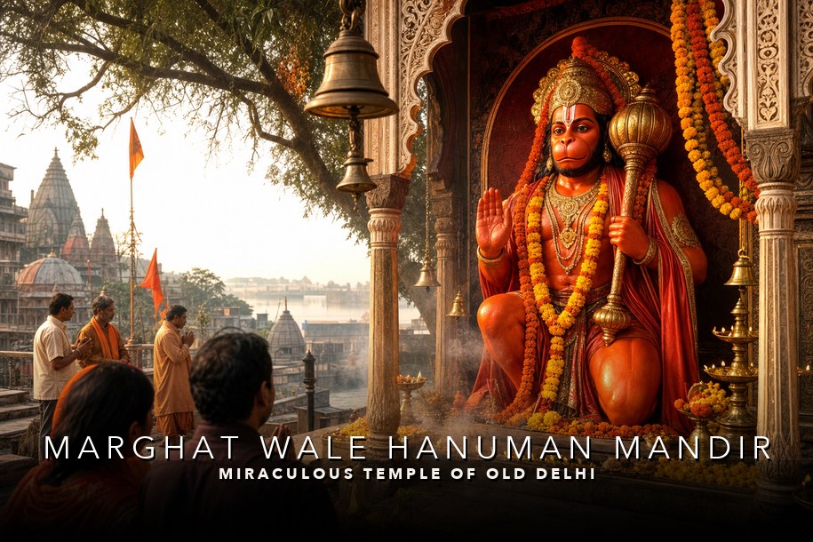 Marghat Wale Hanuman Mandir: The Miraculous Temple of Old Delhi's Cremation Ground