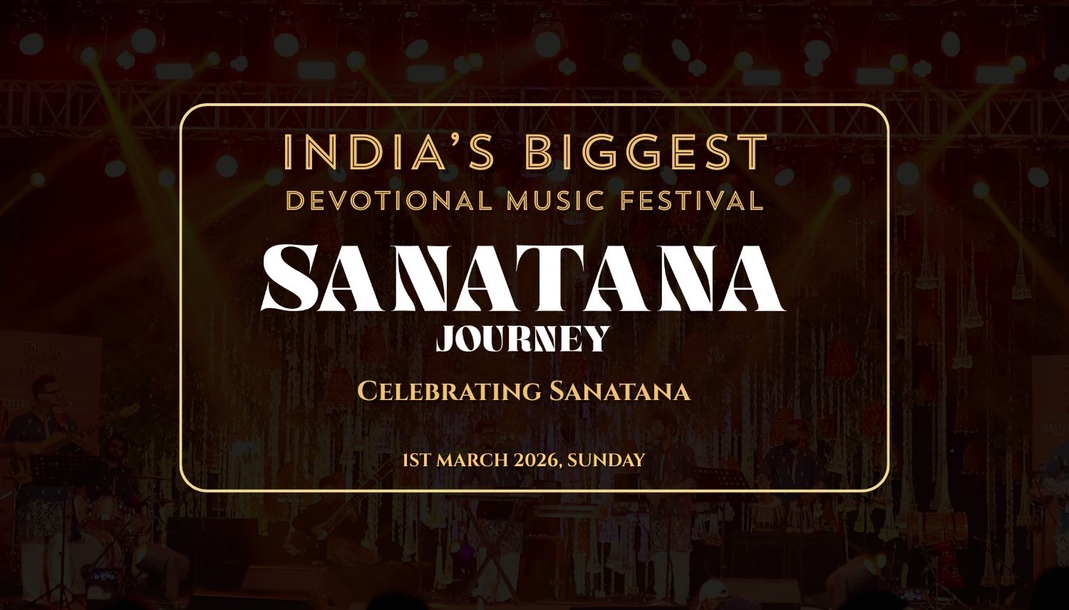 Sanatana Journey Phoolon Ki Holi devotional music celebration in Delhi