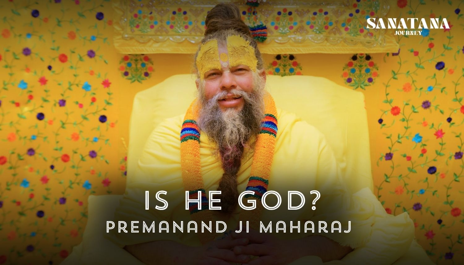 Premanand Ji Maharaj in Vrindavan with devotees