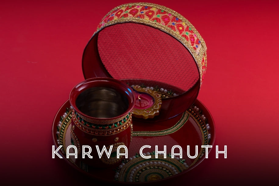Karwa Chauth Vrat 2026 puja thali and moon ritual