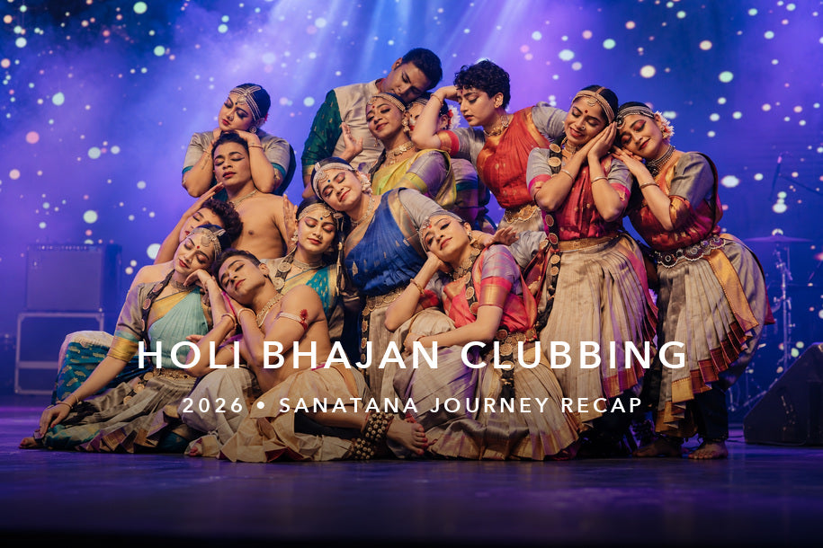 Bhajan Clubbing Holi Special 2026: Sanatana Journey Recap — devotional music banner