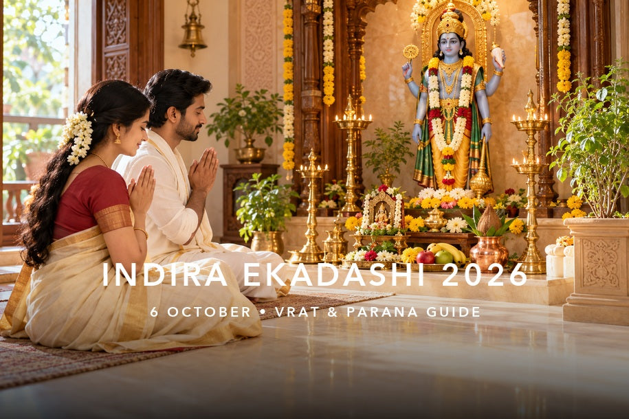 Indira Ekadashi 2026 Vishnu puja at home on 6 October