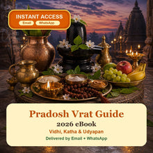 Pradosh Vrat Guide eBook – Vidhi, Katha, 2026 Calendar & Udyapan (Instant Download)