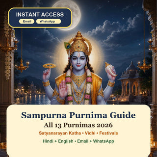 Sampurna Purnima Guide eBook – All 13 Purnimas 2026, Satyanarayan Katha, Vidhi & Festivals