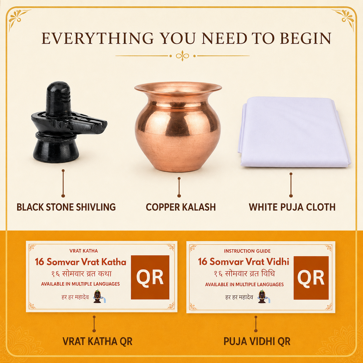 Solah Somvar Vrat Starter Kit – everything included