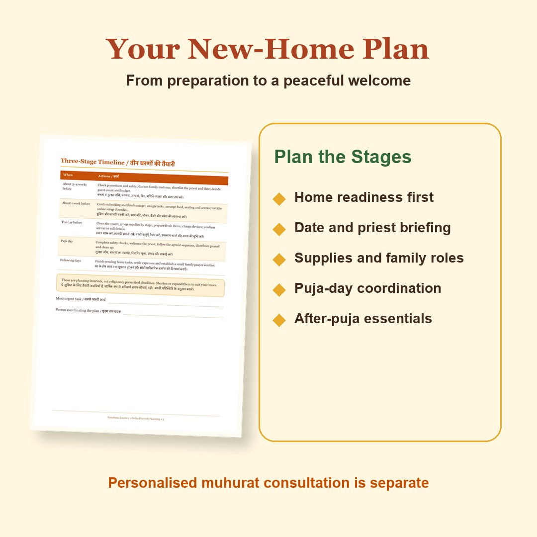 Griha Pravesh Planning Guide actual PDF preview: Your New-Home Plan