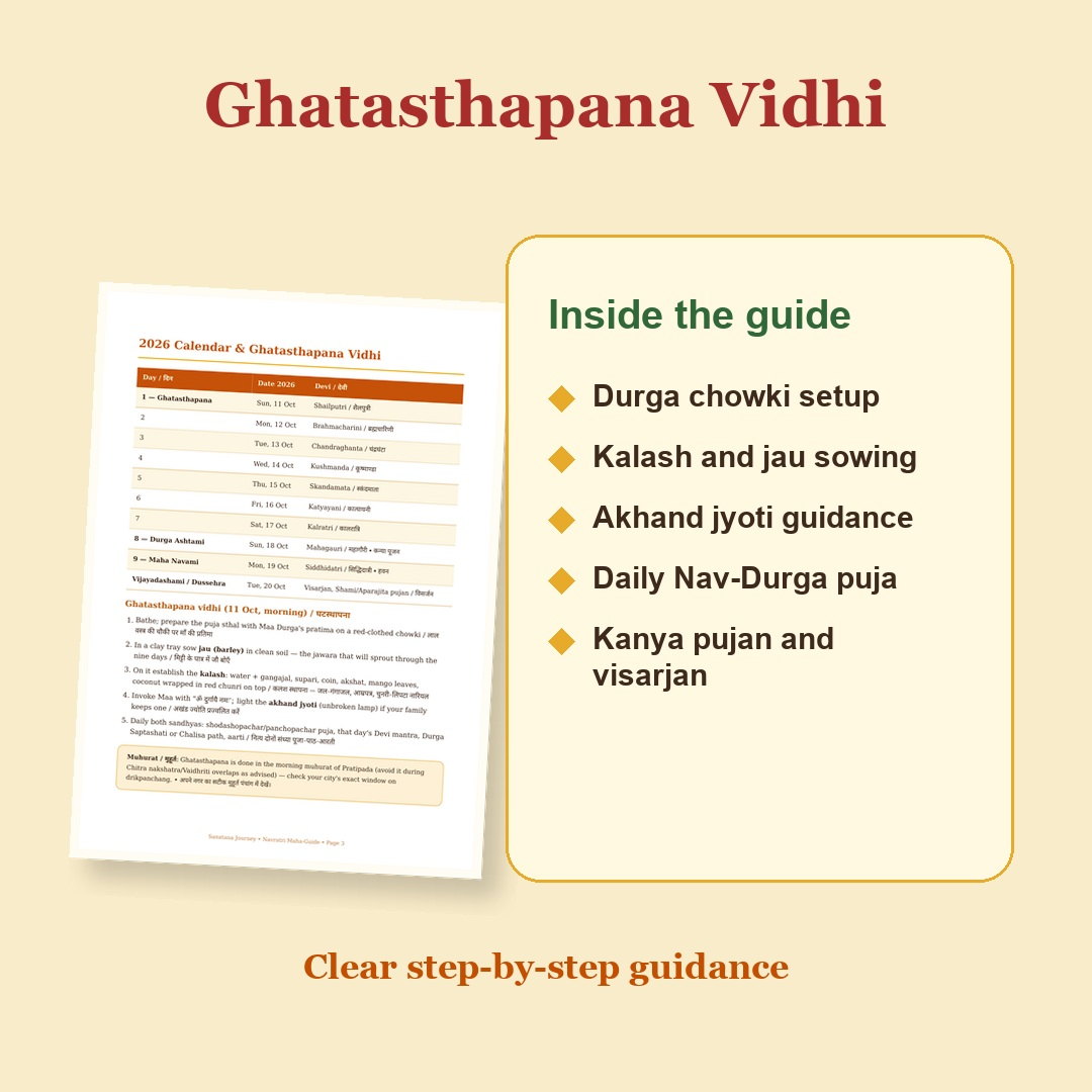 Navratri Maha-Guide eBook puja vidhi preview with step-by-step ritual guidance