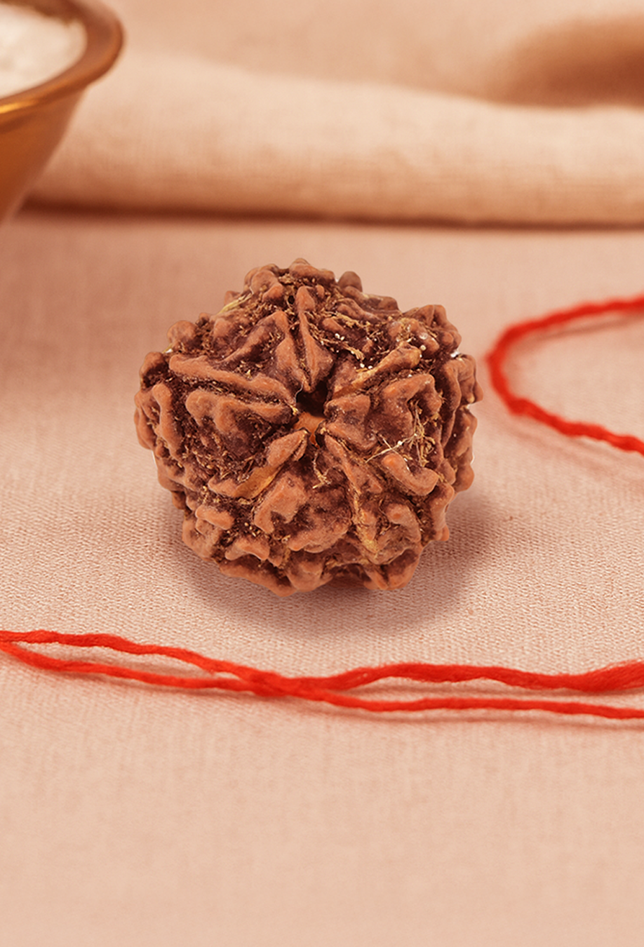Panchmukhi Rudraksha Single Bead – For Deep Meditation & Spiritual Power