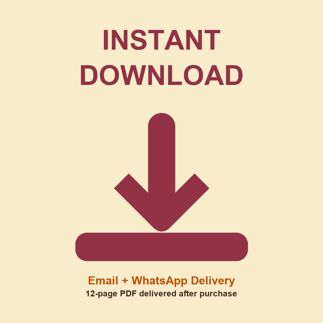 Radha Ashtami Puja and Vrat Companion 2026 Hindi and English eBook instant PDF download information for Email and WhatsApp delivery