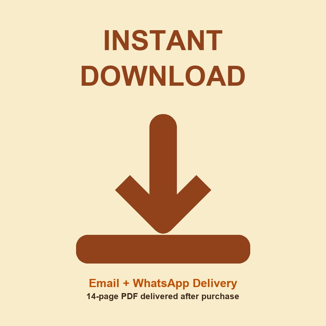 Rishi Panchami Vrat Katha and Saptarishi Puja Guide 2026 Hindi and English eBook instant PDF download information for Email and WhatsApp delivery