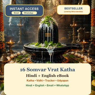 16 Somvar Vrat Katha Hindi + English eBook – Bestseller (Instant Download)