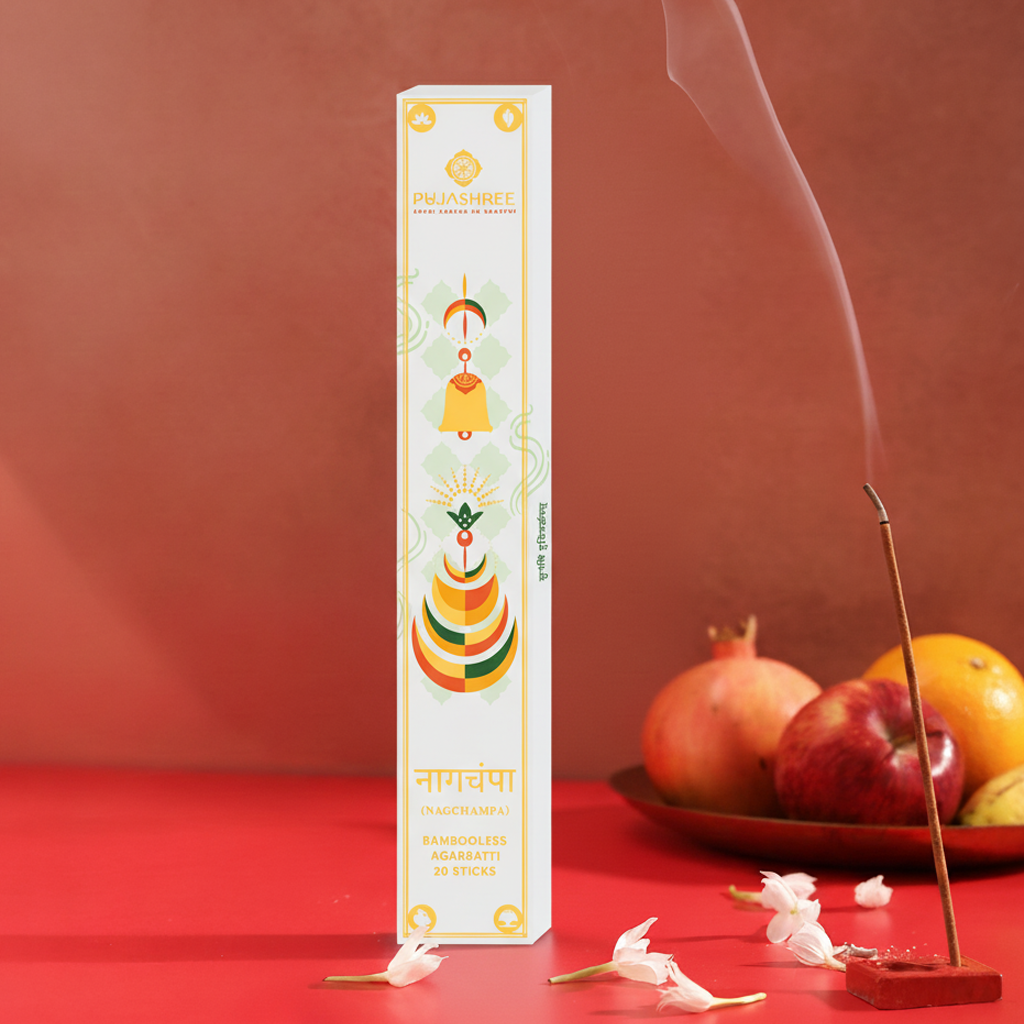 Nagchampa Bambooless Agarbatti – Sacred Aroma for Deep Devotion & Positive Vibes
