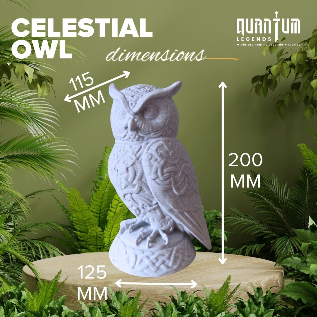Lakshmi owl figurine dimensions and product details