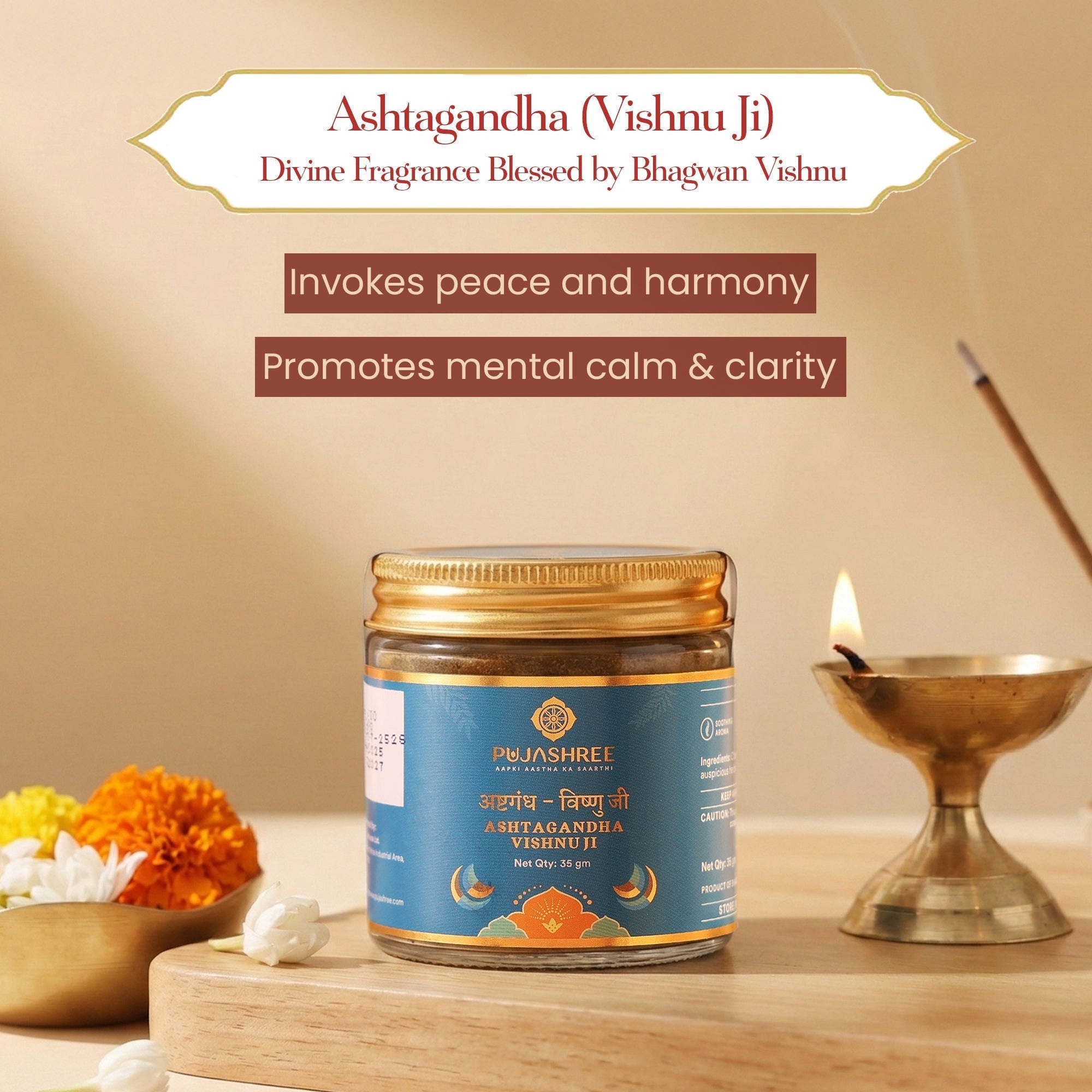 Ashtagandha Vishnu Ji – Sacred Scent of Devotion, Purity & Grace by Pujashree | Sanatana Journey