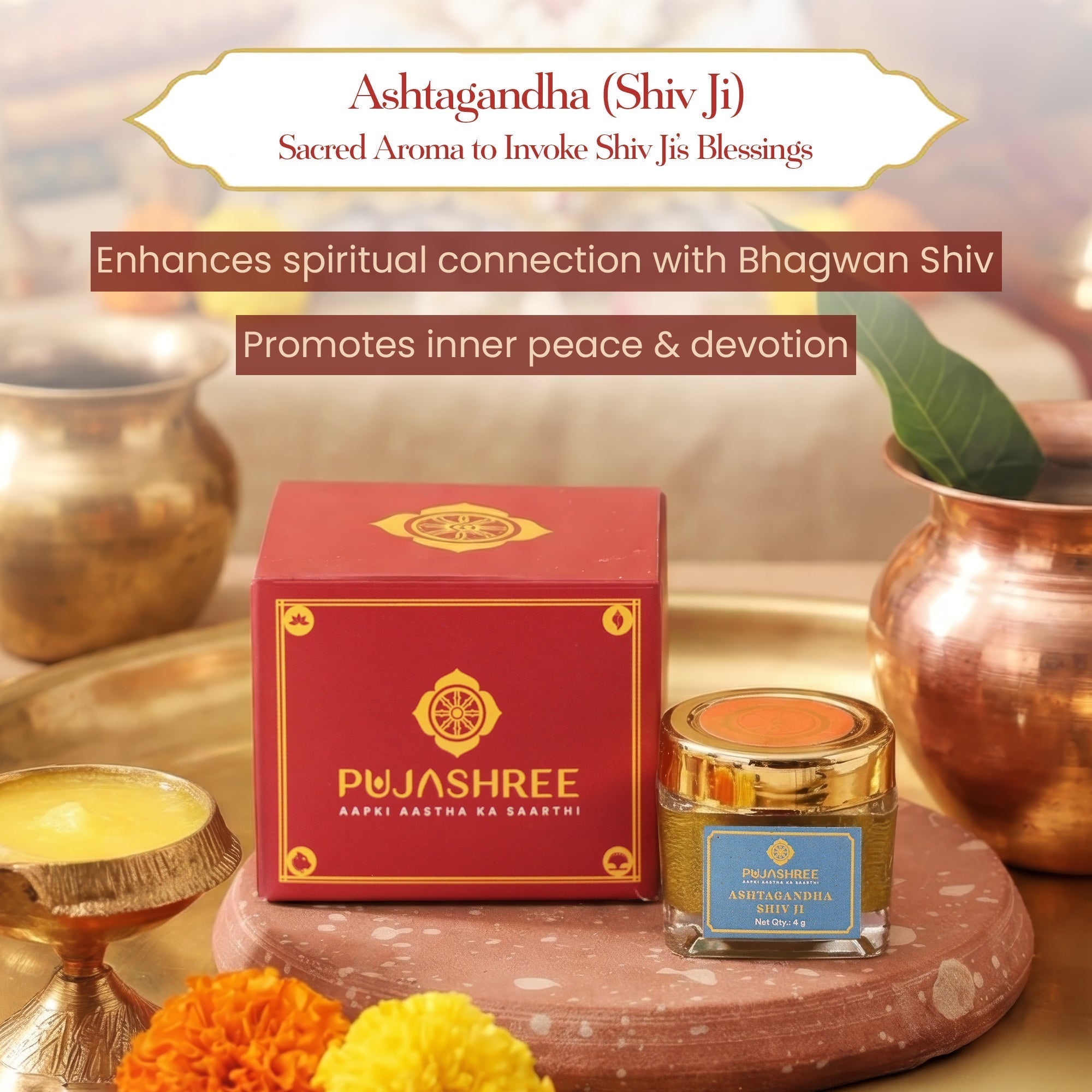 Ashtagandha Shiv Ji Tilak – Sacred Scent of Devotion, Purity & Blessings by Pujashree | Sanatana Journey