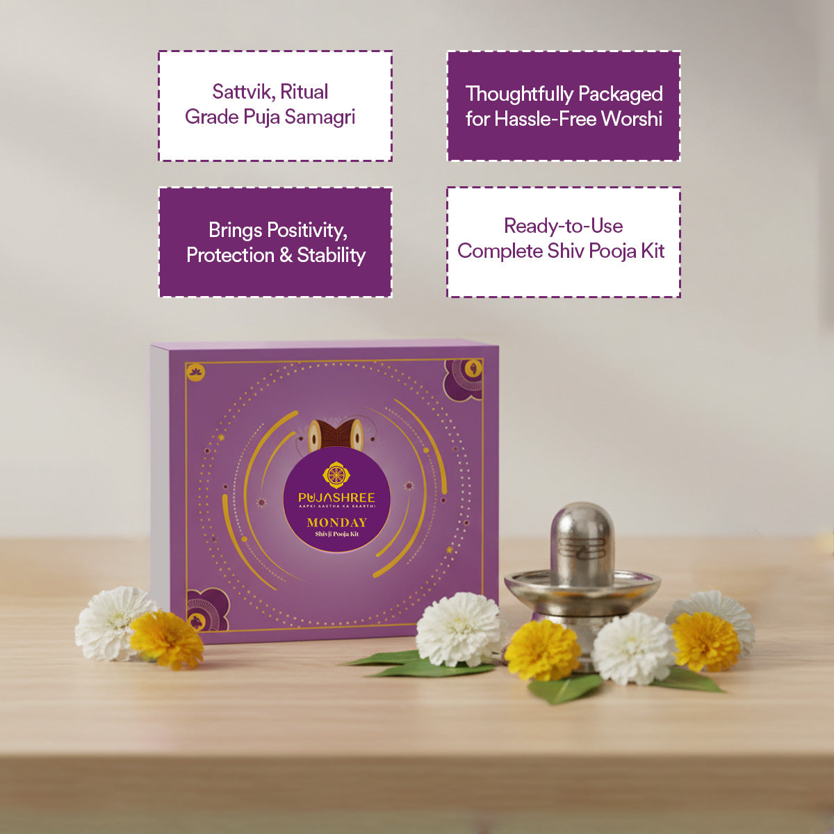 Somvar Shivji Puja Kit by Pujashree | Sanatana Journey
