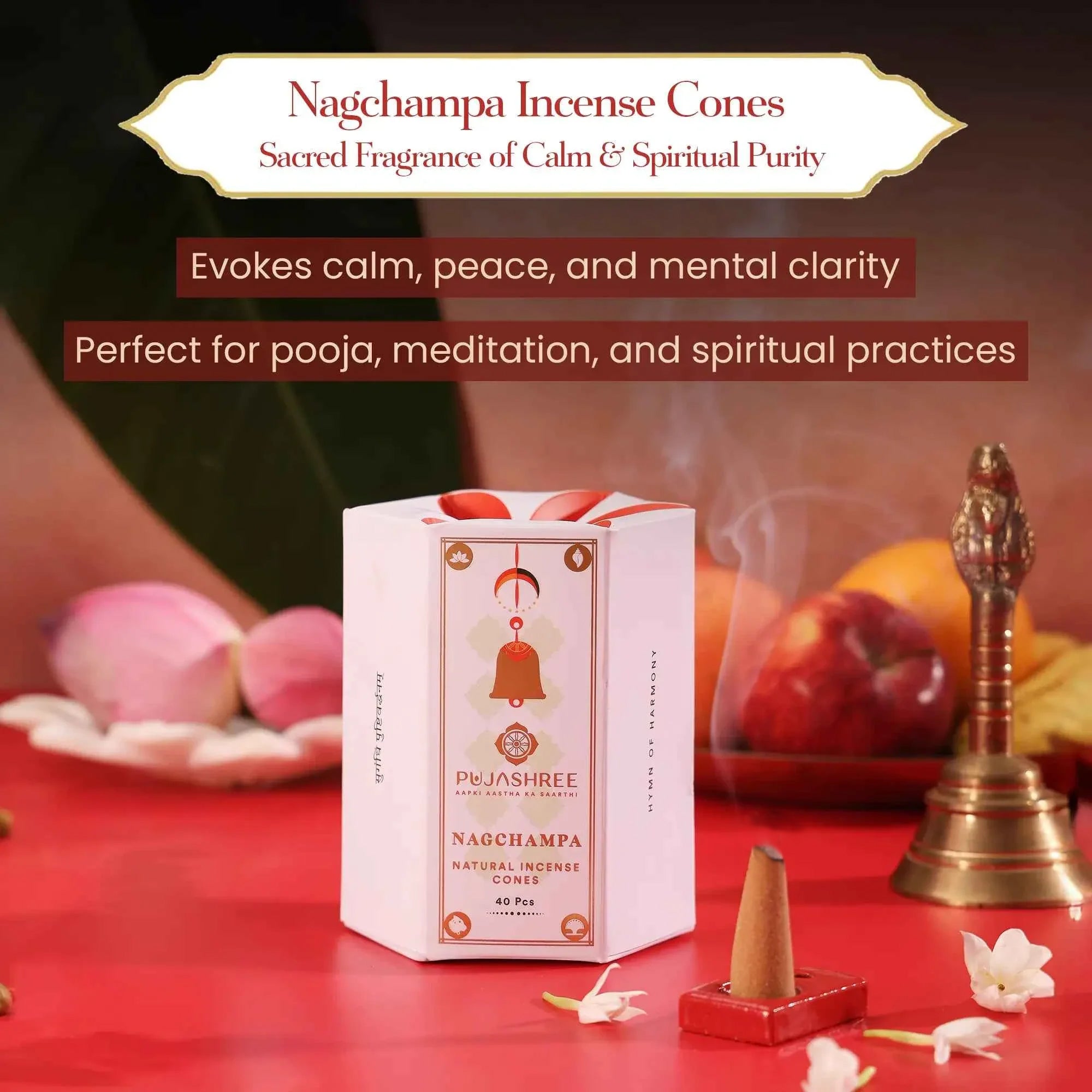Natural Incense Cones – The Mystical Nagchampa Fragrance