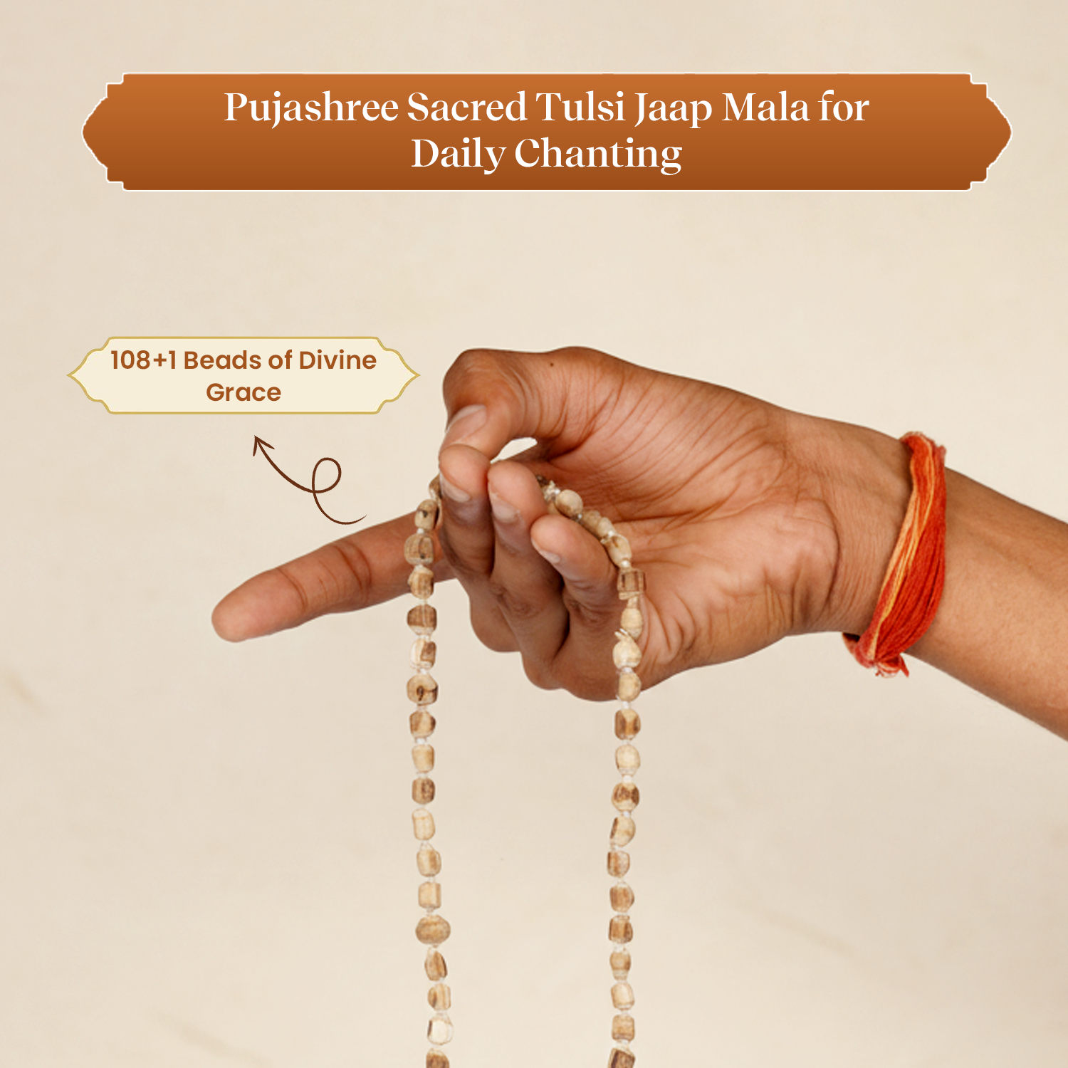 Tulsi Japmala – For Mantra Chanting & Spiritual Upliftment by Pujashree | Sanatana Journey
