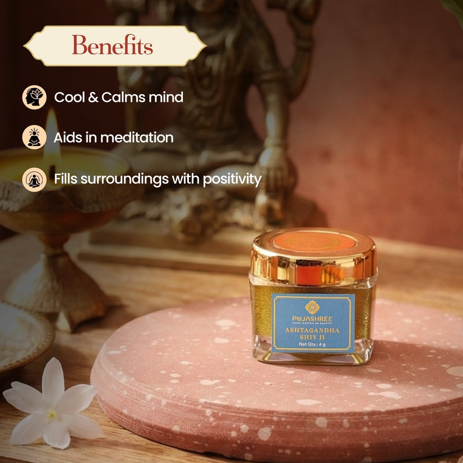 Ashtagandha Shiv Ji Tilak – Sacred Scent of Devotion, Purity & Blessings by Pujashree | Sanatana Journey
