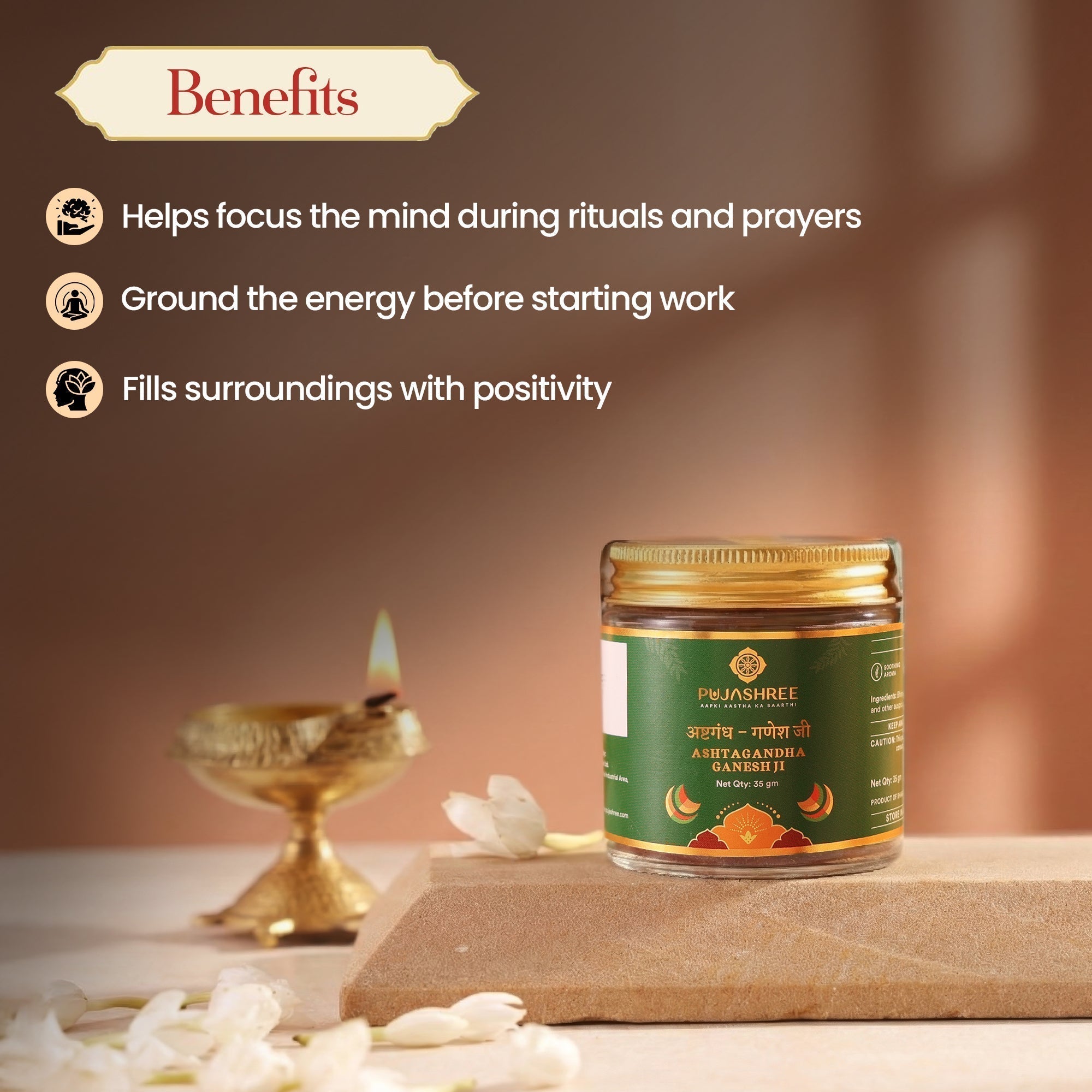 Ashtagandha Ganesh Ji – Fragrance of Wisdom, Prosperity & Auspicious Beginnings by Pujashree | Sanatana Journey
