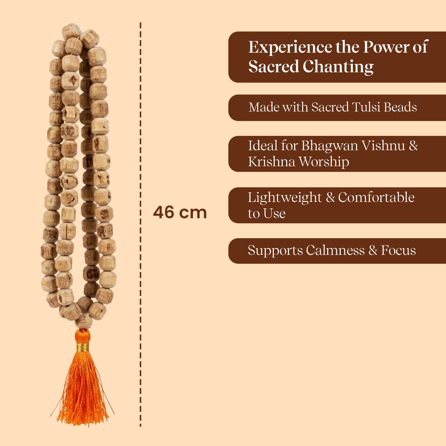 Tulsi Japmala – For Mantra Chanting & Spiritual Upliftment by Pujashree | Sanatana Journey