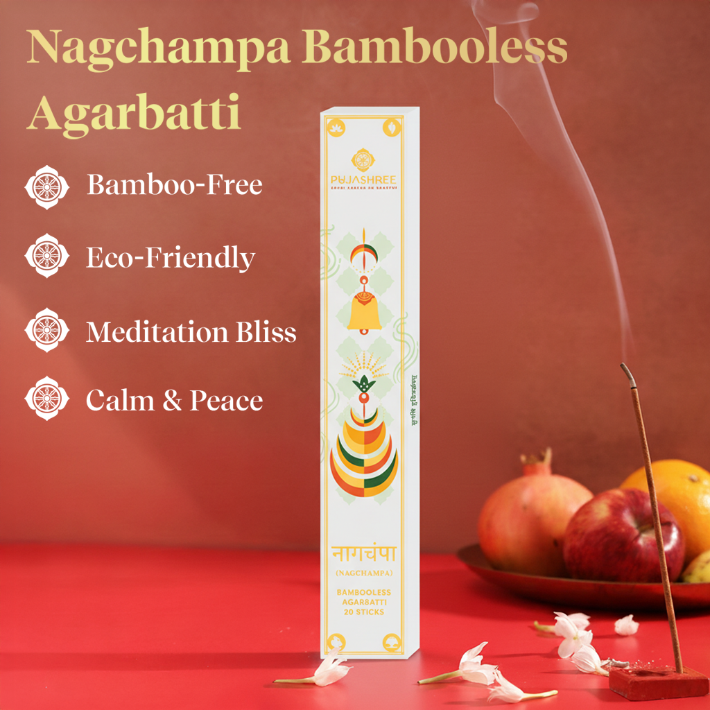 Nagchampa Bambooless Agarbatti – Sacred Aroma for Deep Devotion & Positive Vibes