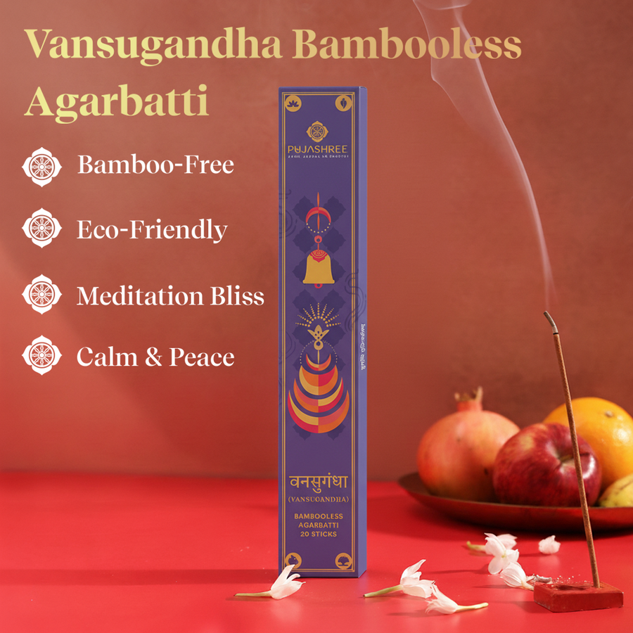 Vansugandha Bambooless Agarbatti – Fresh Aroma for a Calm Mind & Sacred by Pujashree | Sanatana Journey