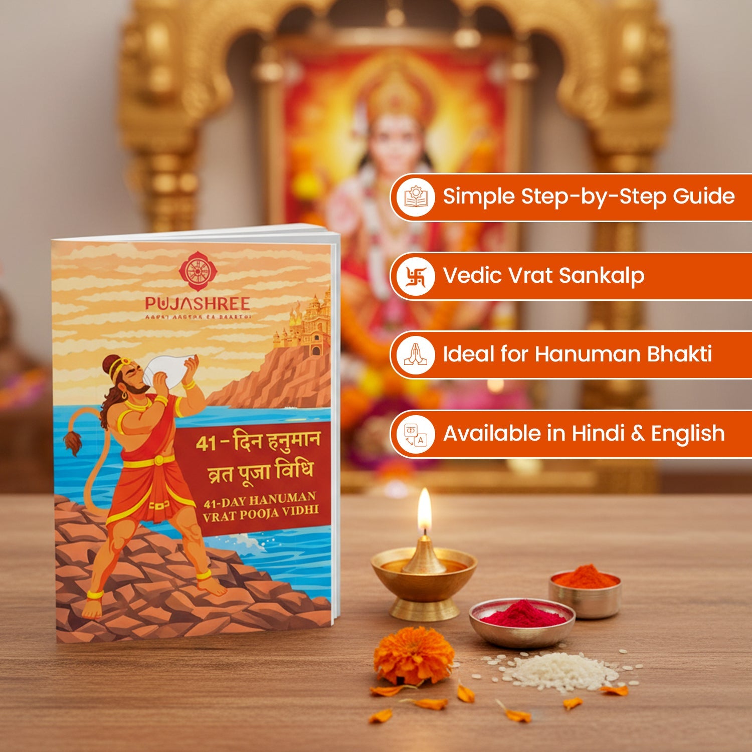 41 Days Hanuman Vrat Kit by Pujashree | Sanatana Journey