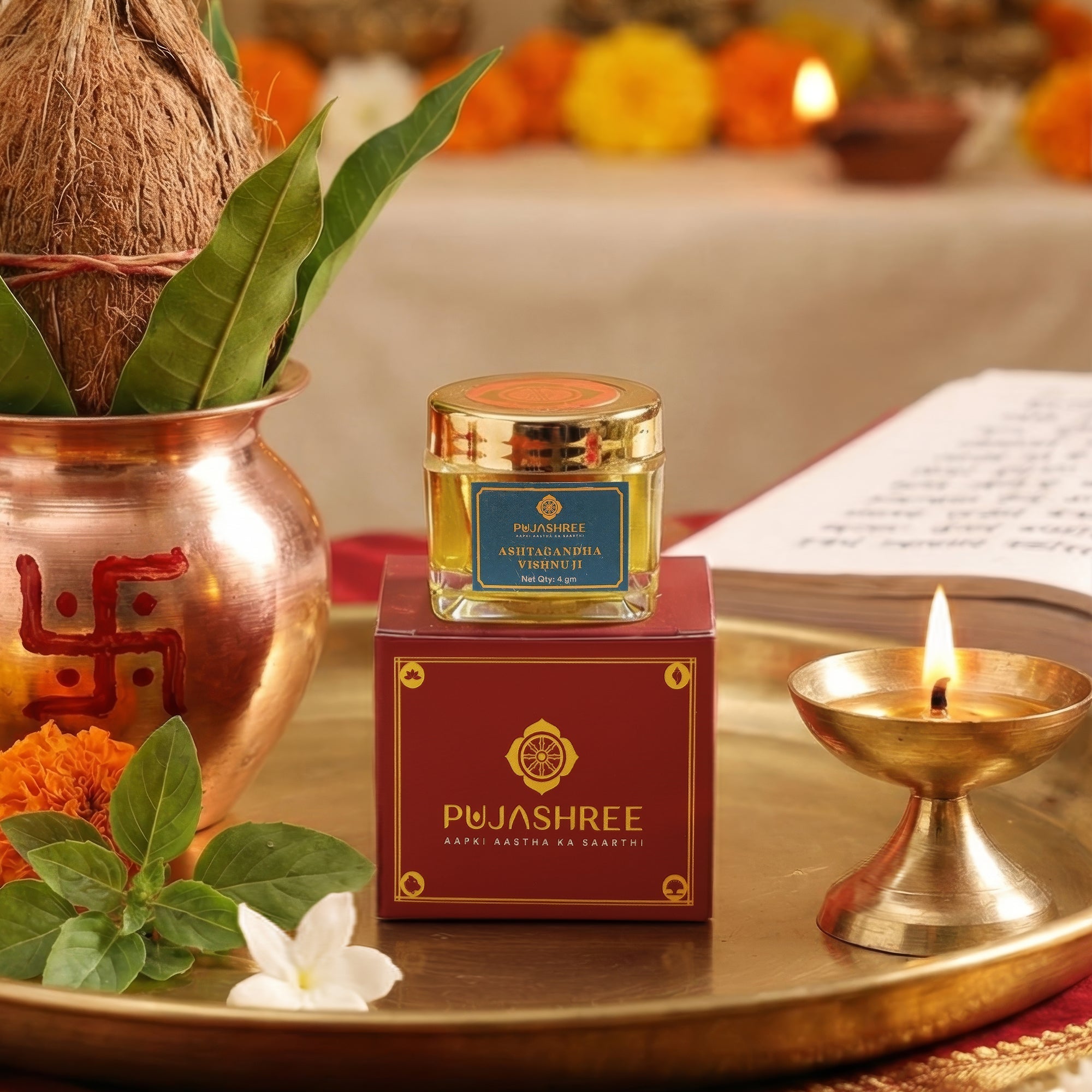 Ashtagandha Vishnu Ji – Sacred Scent of Devotion, Purity & Grace by Pujashree | Sanatana Journey