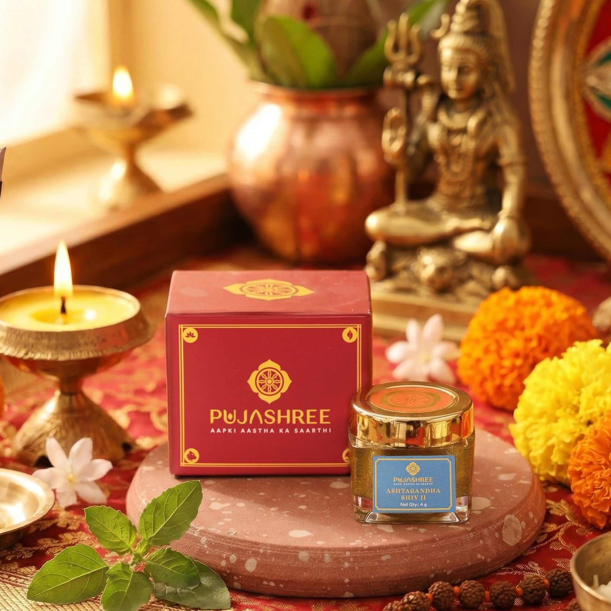 Ashtagandha Shiv Ji Tilak – Sacred Scent of Devotion, Purity & Blessings by Pujashree | Sanatana Journey