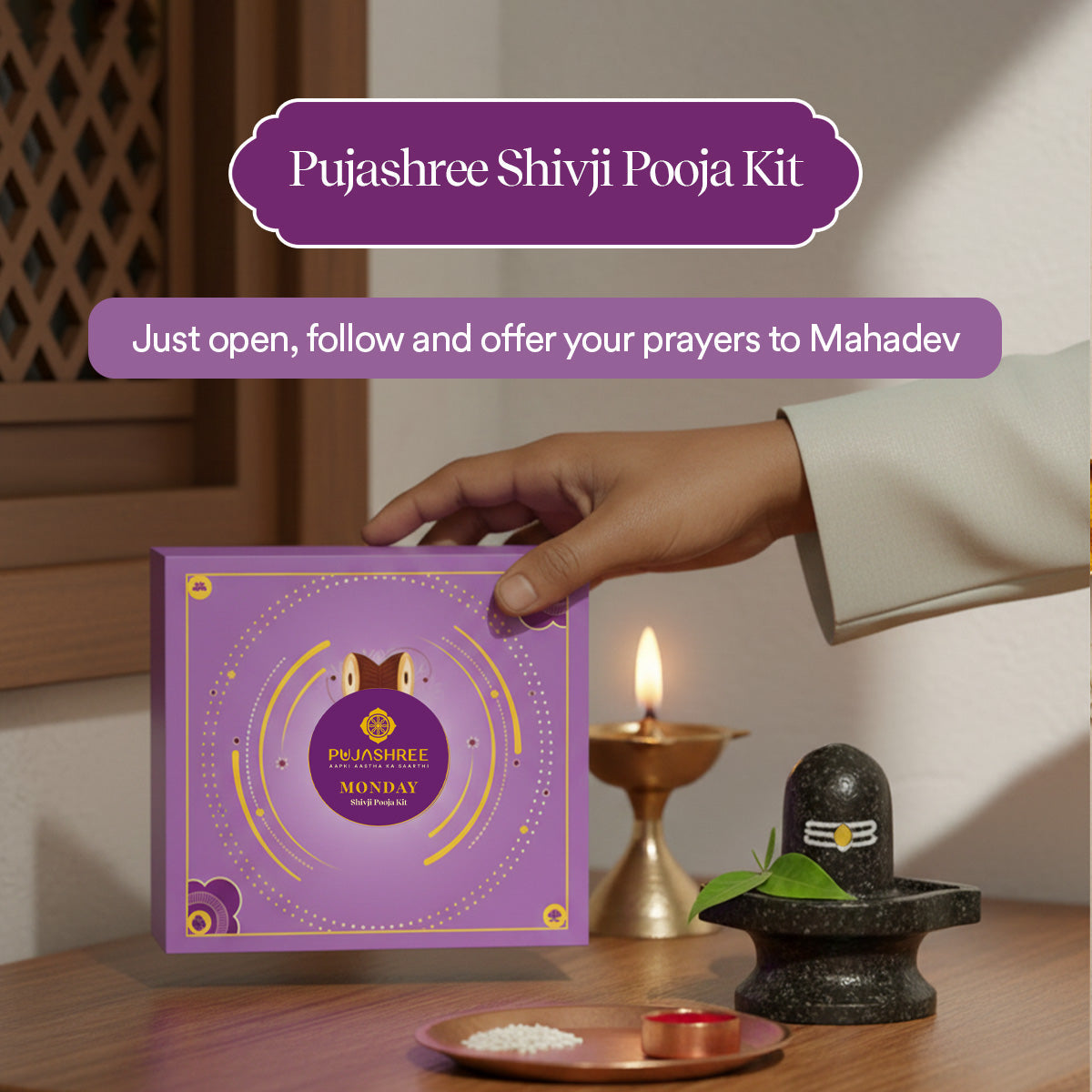 Somvar Shivji Puja Kit by Pujashree | Sanatana Journey