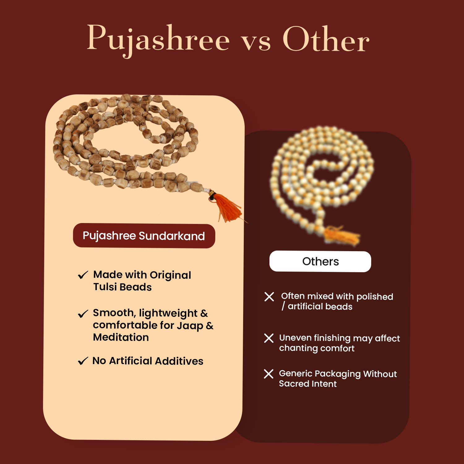 Tulsi Japmala – For Mantra Chanting & Spiritual Upliftment by Pujashree | Sanatana Journey