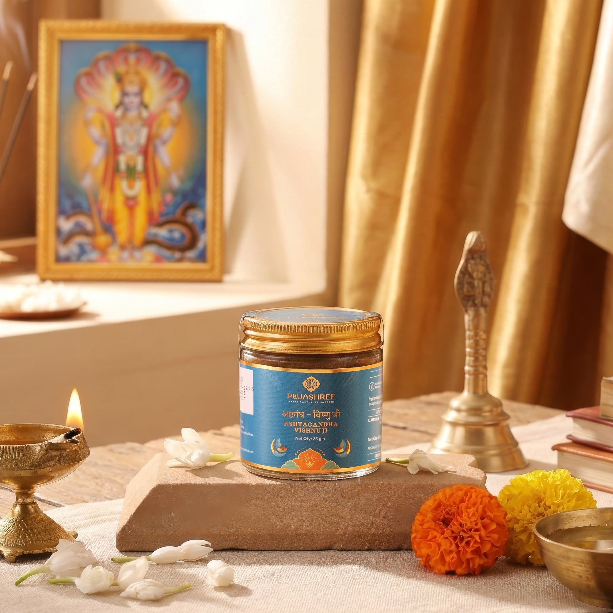 Ashtagandha Vishnu Ji – Sacred Scent of Devotion, Purity & Grace by Pujashree | Sanatana Journey