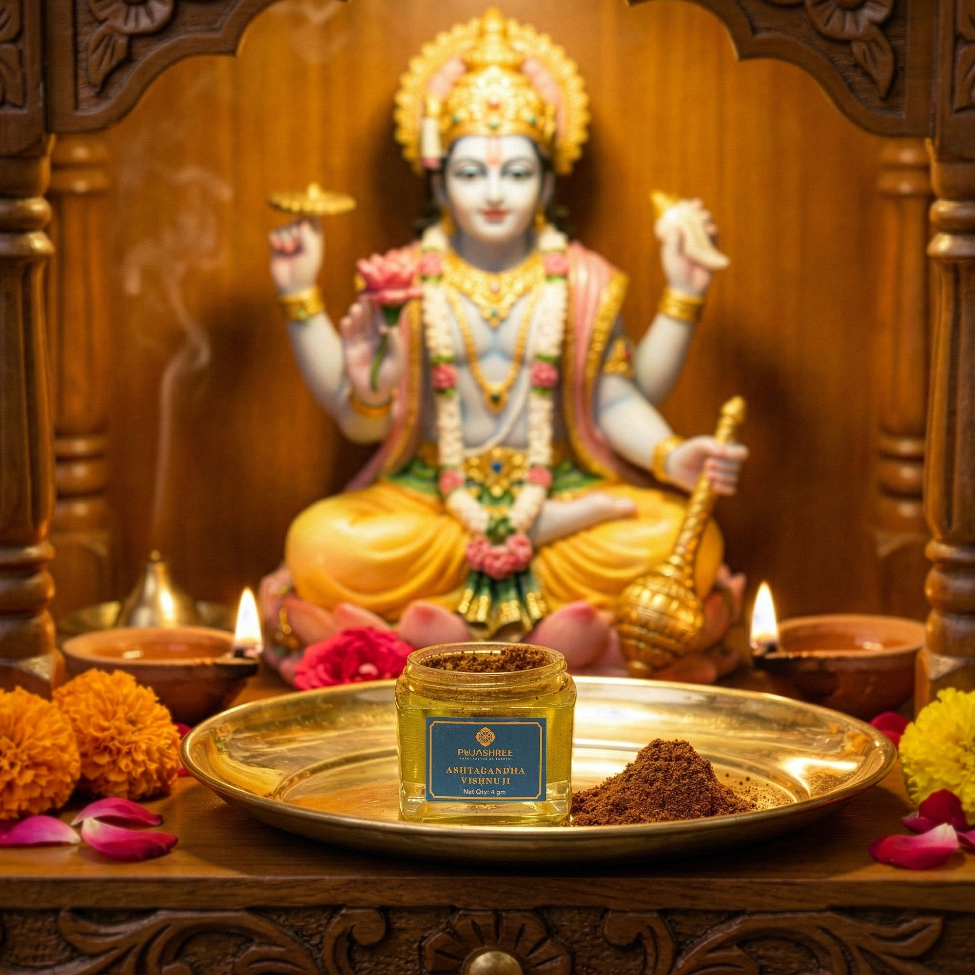 Ashtagandha Vishnu Ji – Sacred Scent of Devotion, Purity & Grace by Pujashree | Sanatana Journey