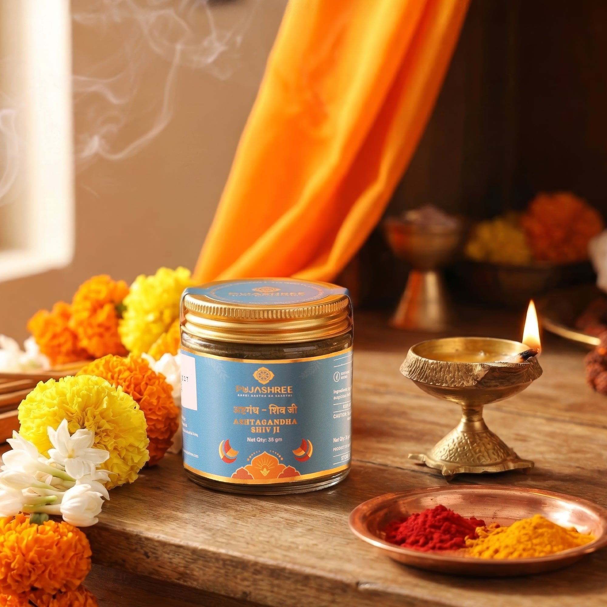 Ashtagandha Shiv Ji Tilak – Sacred Scent of Devotion, Purity & Blessings by Pujashree | Sanatana Journey