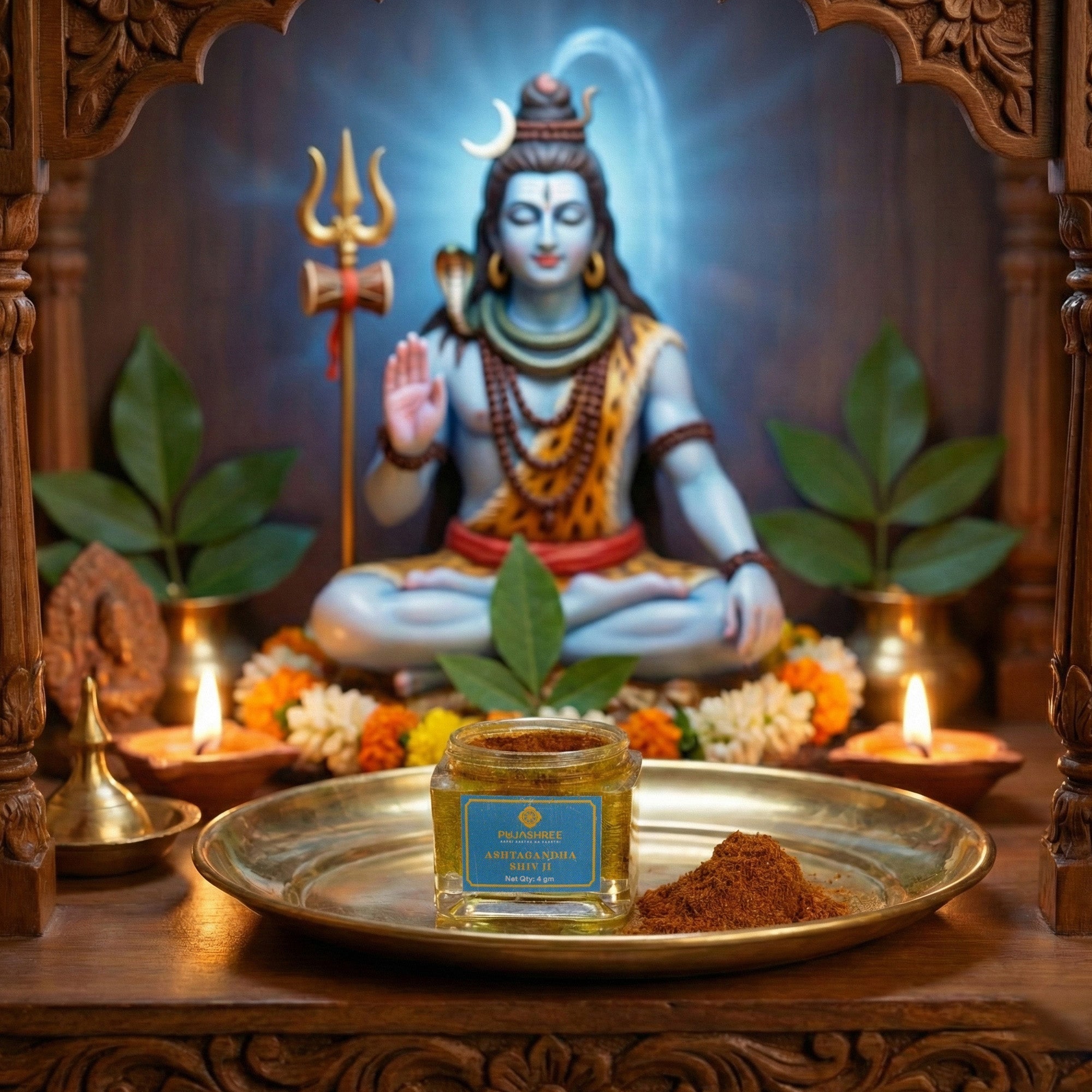 Ashtagandha Shiv Ji Tilak – Sacred Scent of Devotion, Purity & Blessings by Pujashree | Sanatana Journey