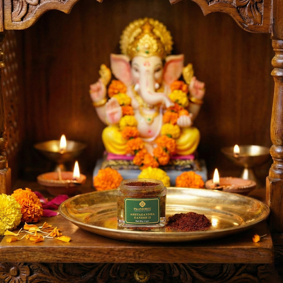 Ashtagandha Ganesh Ji – Fragrance of Wisdom, Prosperity & Auspicious Beginnings by Pujashree | Sanatana Journey
