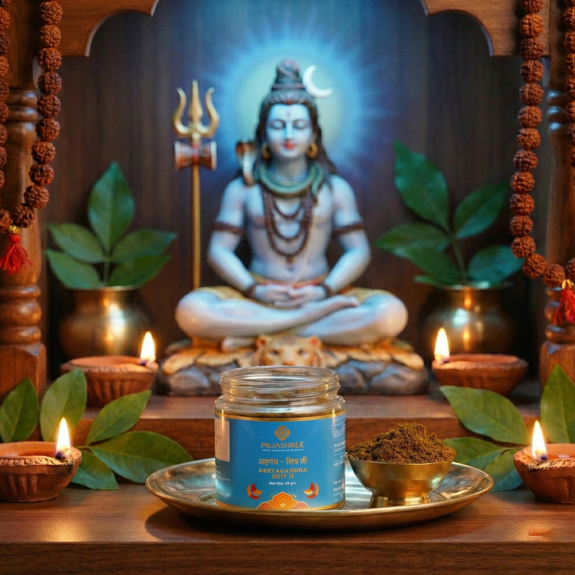 Ashtagandha Shiv Ji Tilak – Sacred Scent of Devotion, Purity & Blessings by Pujashree | Sanatana Journey