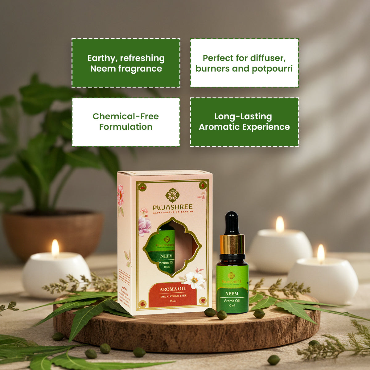 Aroma Oil – Neem by Pujashree | Sanatana Journey