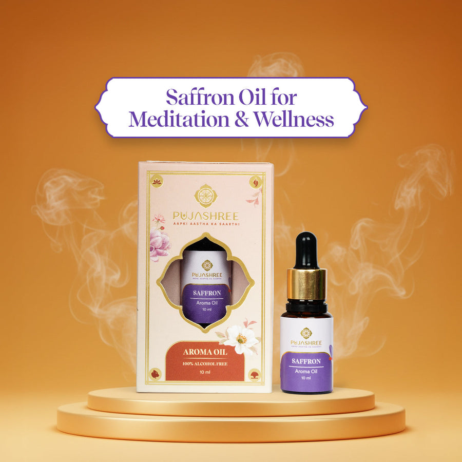 Aroma Oil – Saffron by Pujashree | Sanatana Journey