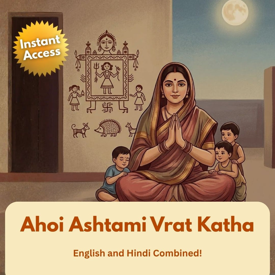 Ahoi Ashtami Vrat Katha eBook cover – Complete fast guide for children's long life and well-being