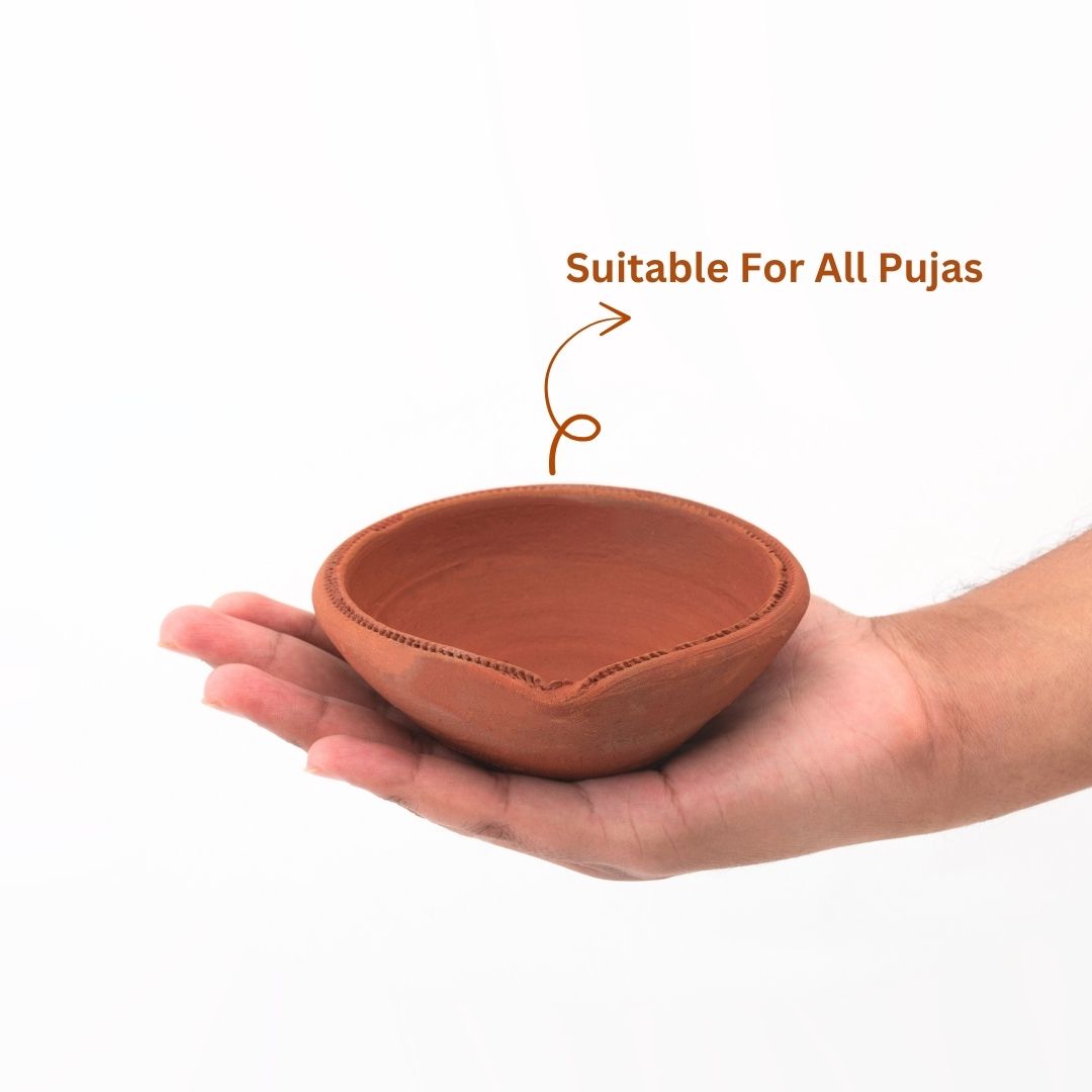 Akhand Diya Clay