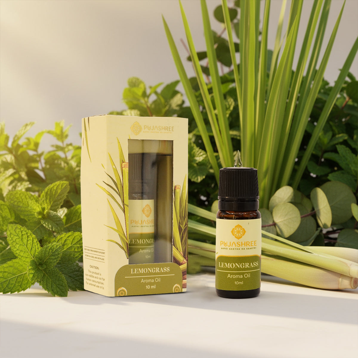 Aroma Oil – Lemon Grass by Pujashree | Sanatana Journey